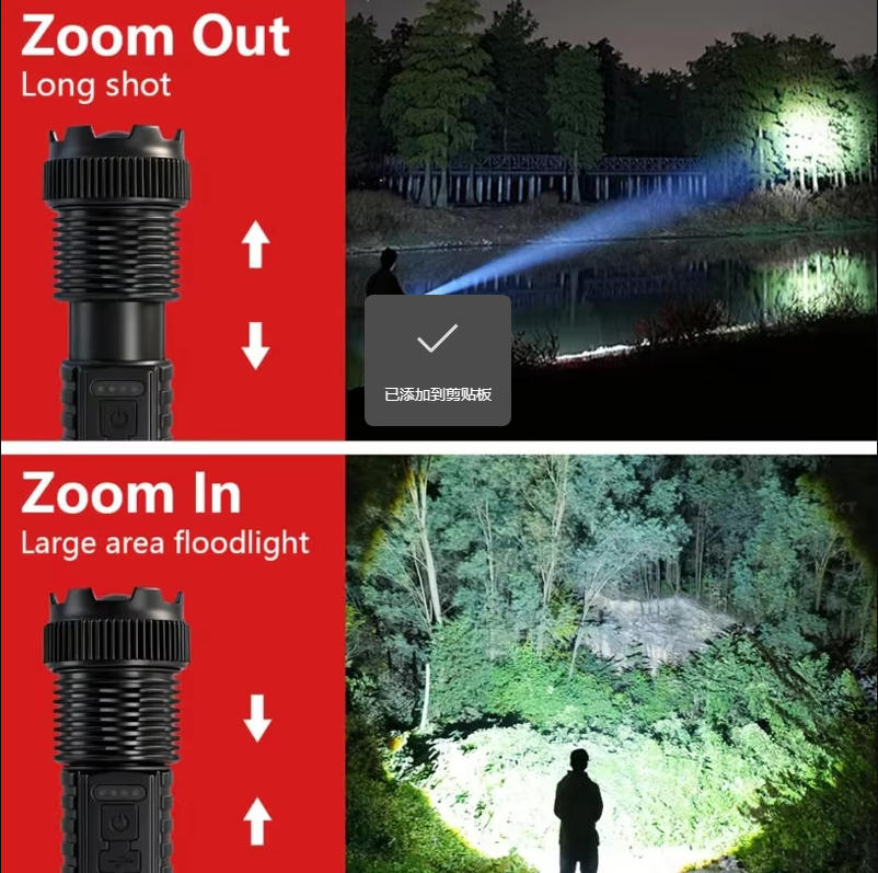 USB Rechargeable LED Flashligh - Outdoor Lighting The Range 评论和价格